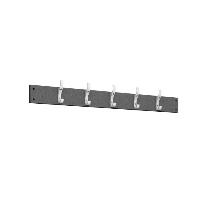 1000mm Wall Mounted Black Polymer Hook Board 1000mm Wall Mounted Black Polymer Hook Board