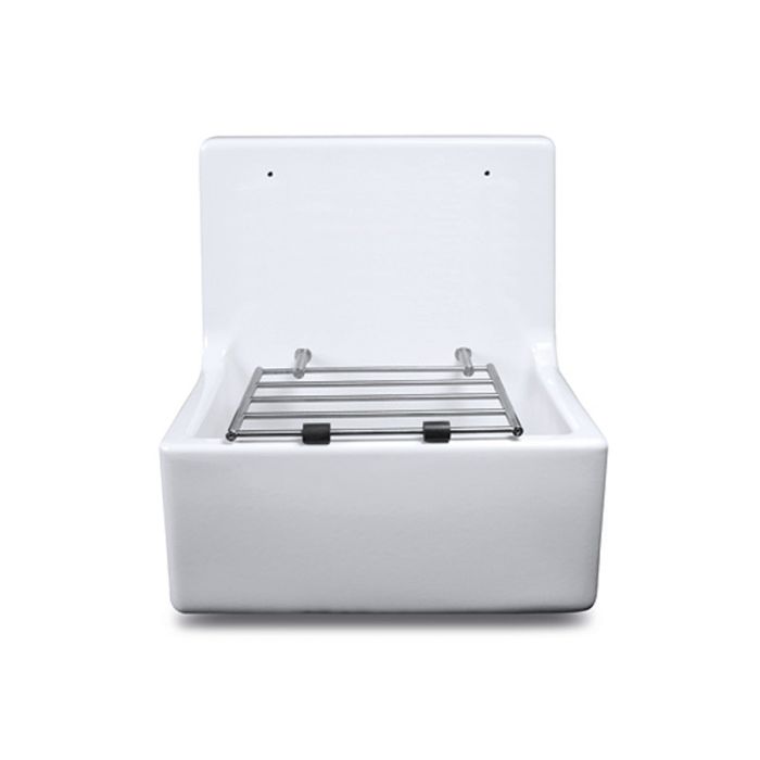 Shaws 20" High Back Cleaners Sink | Shaws of Darwen Shaws 20" High Back Cleaners Sink | Shaws of Darwen