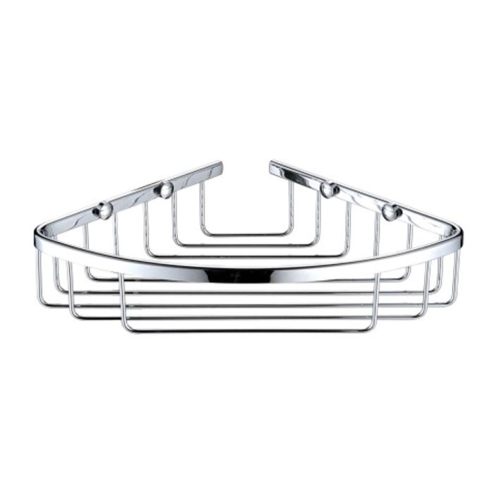 Bristan Closed Front Corner Fixed Wire Soap Basket COMPBASK04C Bristan Closed Front Corner Fixed Wire Soap Basket COMPBASK04C