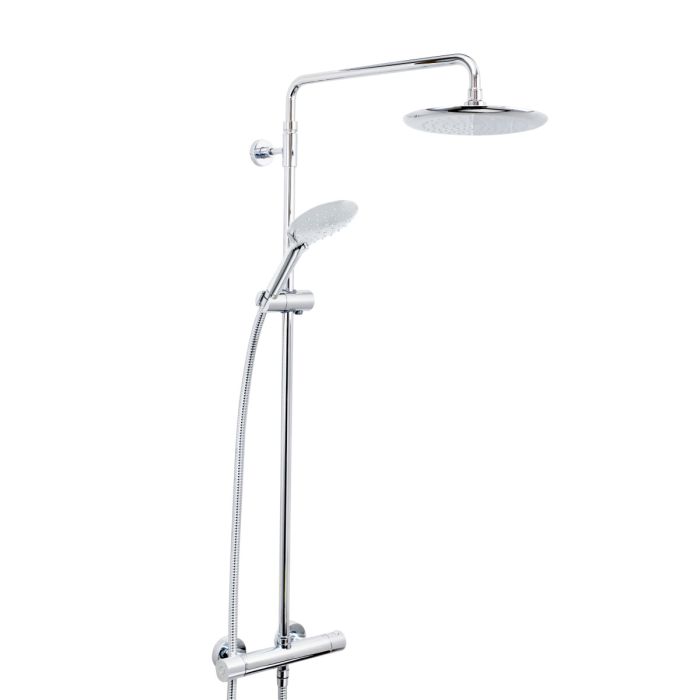 Carre Thermostatic Bar Shower with Rigid Riser | Bristan Carre Thermostatic Bar Shower with Rigid Riser | Bristan