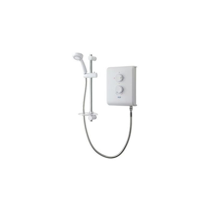 Triton T70Z electric shower 7.5kw White/Chrome Plated | Commercial Washrooms Triton T70Z electric shower 7.5kw White/Chrome Plated | Commercial Washrooms