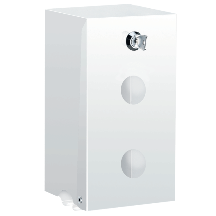 Delabie Dual Stainless Steel Toilet Roll Dispenser Delabie Dual Stainless Steel Toilet Roll Dispenser