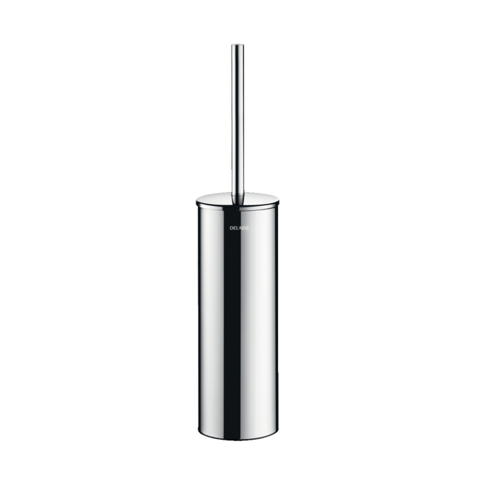 Delabie Floor Standing Toilet Brush Set With Lid Satin Stainless Steel Delabie Floor Standing Toilet Brush Set With Lid Satin Stainless Steel