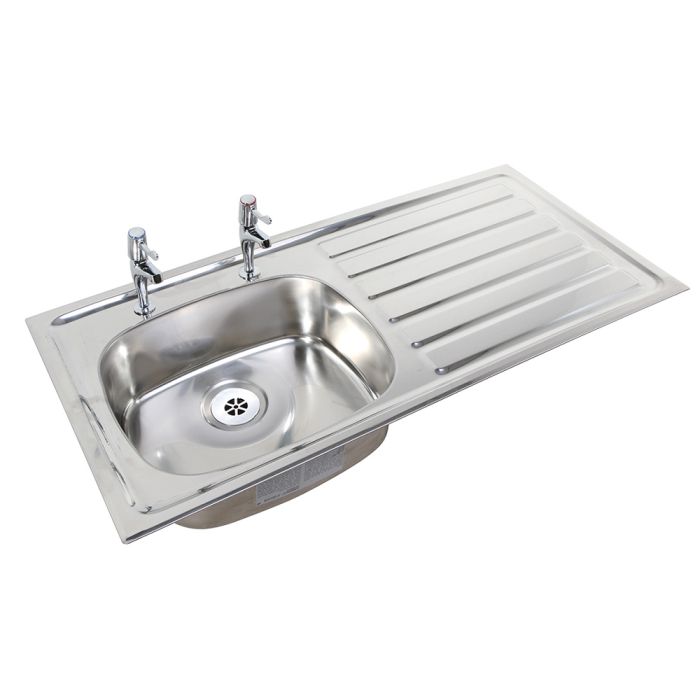 Ibiza Inset Hospital Sinktop - Left Hand Drainer | Pland Ibiza Inset Hospital Sinktop - Left Hand Drainer | Pland