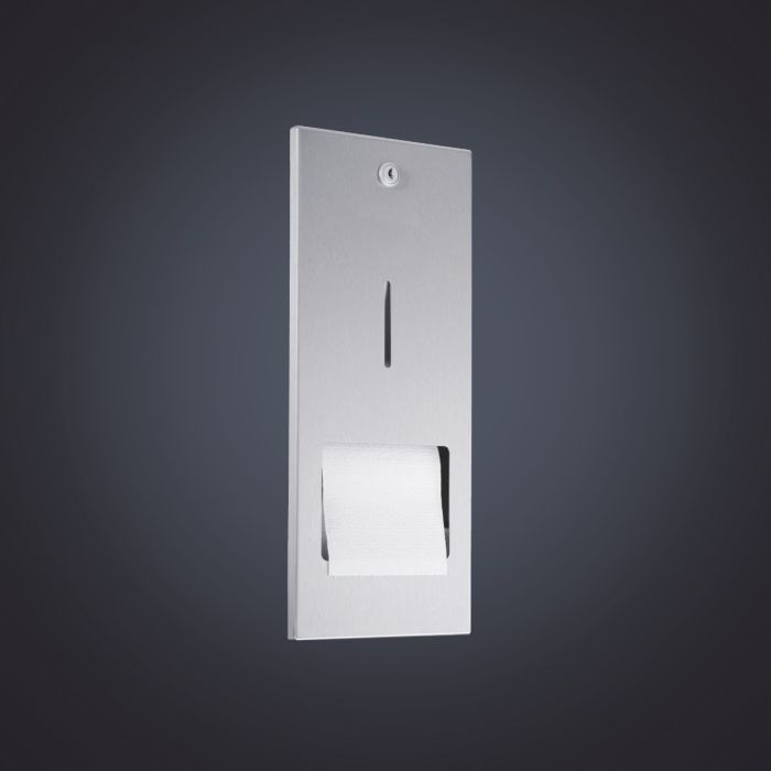 Dolphin Recessed Toilet Paper Dispenser (Various Finishes) Dolphin Recessed Toilet Paper Dispenser (Various Finishes)