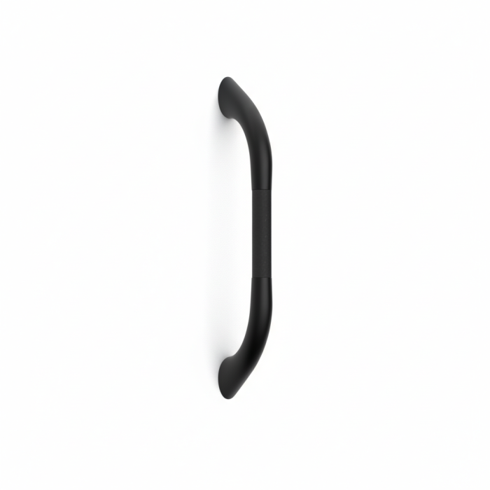 Inta EVER 450mm Black Grab Rail with Non-Slip Finish