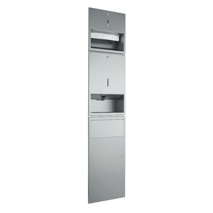 Dolphin Prestige Paper Towel, Waste Bin and Soap Combination Unit