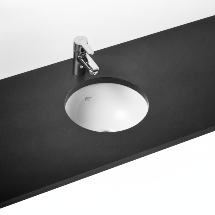 Ideal Standard Concept Sphere 38cm Under-Countertop Washbasin with Overflow Ideal Standard Concept Sphere 38cm Under-Countertop Washbasin with Overflow