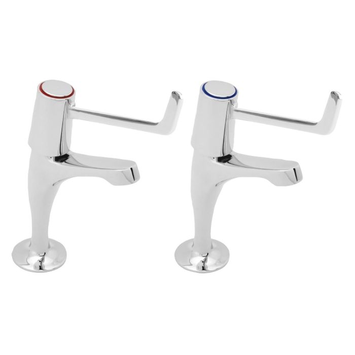 F1074N KWC DVS Lever Operated Pillar Taps Per Pair F1074N KWC DVS Lever Operated Pillar Taps Per Pair