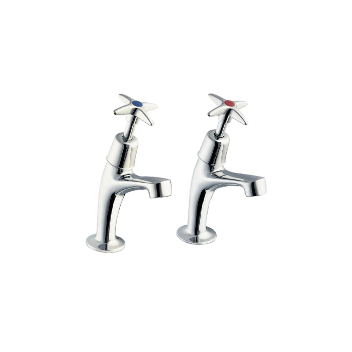 Franke Pair of 13mm Crosshead Pillar Taps Franke Pair of 13mm Crosshead Pillar Taps