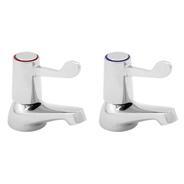 KWC DVS Pair of Lever Action Basin Taps KWC DVS Pair of Lever Action Basin Taps