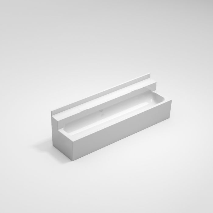 Two User White GRP Wall Mounted Wash Trough