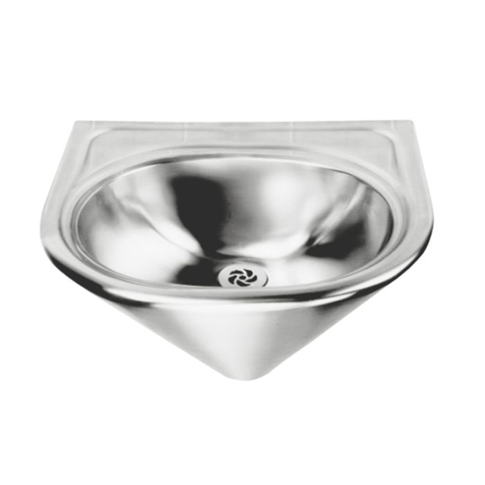 KWC DVS Stainless Steel Wall Hung Wash Hand Basin