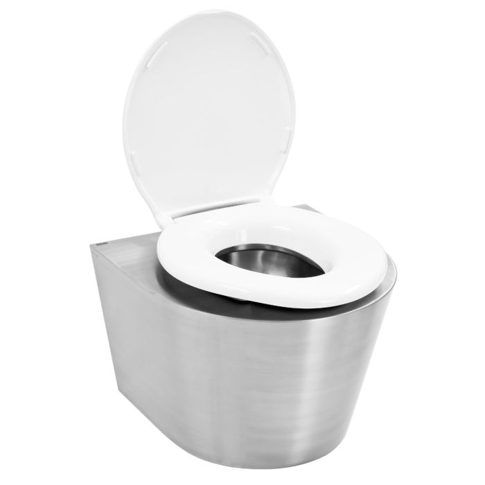 KWC DVS Stainless Steel Hospital Bariatric Toilet KWC DVS Stainless Steel Hospital Bariatric Toilet