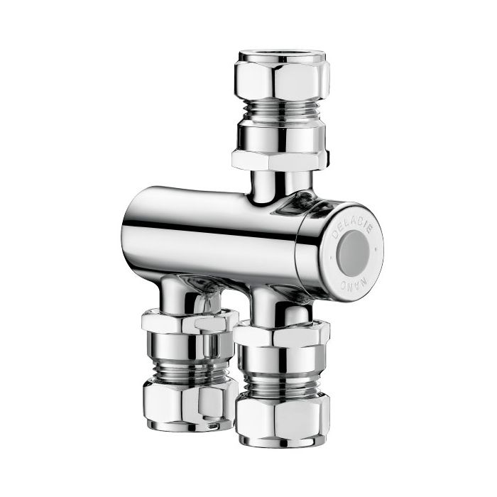 Chrome Delabie Compact Nano TMV3 Thermal Mixing Valve Chrome Delabie Compact Nano TMV3 Thermal Mixing Valve