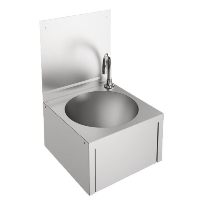 KWC DVS Stainless Steel Knee Operated Hand Wash Basin - Mdeium KWC DVS Stainless Steel Knee Operated Hand Wash Basin - Mdeium