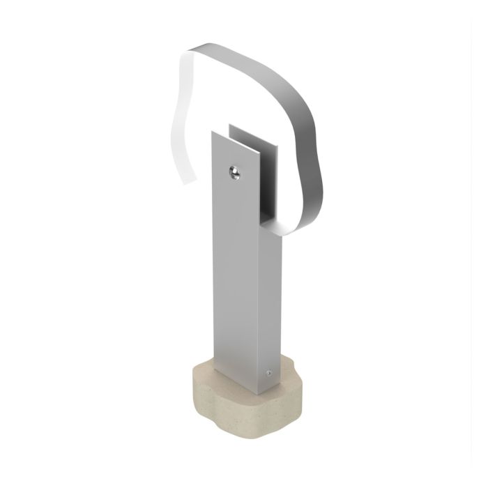 Basic Toilet Cubicle Partition Support Leg - 17-19mm