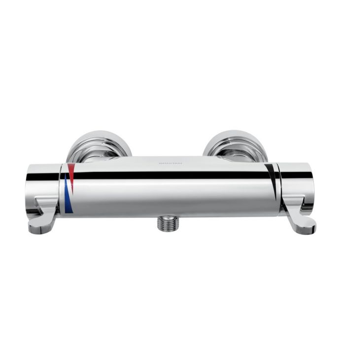 Bristan OPAC Thermostatic Exposed Bar Shower Valve with Chrome Levers and Isolation Bristan OPAC Thermostatic Exposed Bar Shower Valve with Chrome Levers and Isolation
