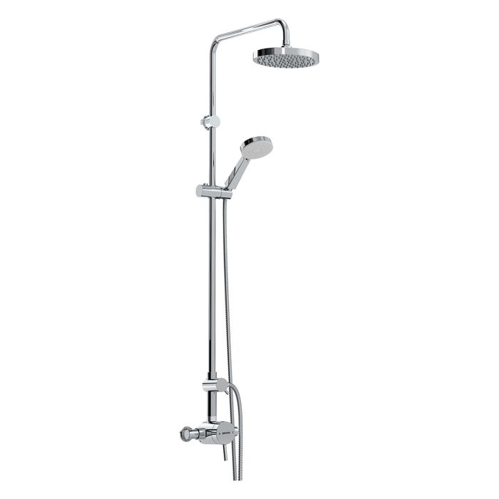 Prism Exposed Sequential Shower Valve with Diverter and Rigid Riser Kit | Bristan Prism Exposed Sequential Shower Valve with Diverter and Rigid Riser Kit | Bristan
