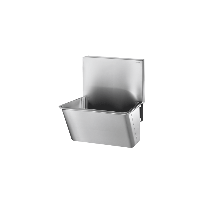 Delabie Surgical Scrub Trough With Splashback | 700mm Delabie Surgical Scrub Trough With Splashback | 700mm