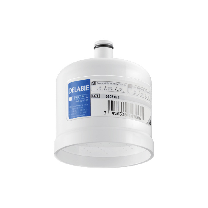 Delabie Non-Sterile Anti-bacterial BIOFIL Cartridge P Filter with Rain Effect Spray (Pack of 10) | Commercial Washrooms Delabie Non-Sterile Anti-bacterial BIOFIL Cartridge P Filter with Rain Effect Spray (Pack of 10) | Commercial Washrooms