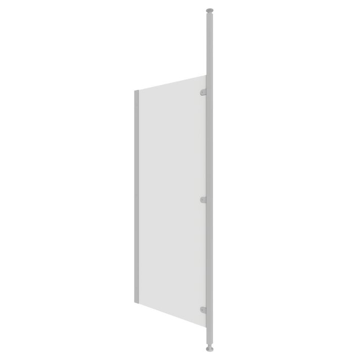 White Melamine Faced Chipboard (MFC) Washroom Modesty Screen White Melamine Faced Chipboard (MFC) Washroom Modesty Screen