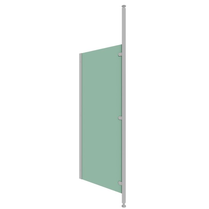 Green Solid Grade Laminate (SGL) Washroom Modesty Screen Green Solid Grade Laminate (SGL) Washroom Modesty Screen