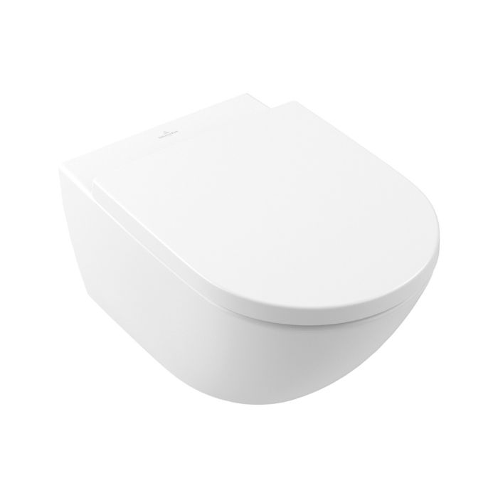 Villeroy and Boch Subway 3.0 Rimless Washdown Wall-mounted Toilet With TwistFlush Stone White