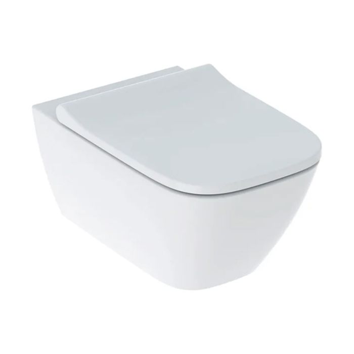 Geberit Smyle Square Shrouded Rimfree Wall-Hung Toilet Pack Geberit Smyle Square Shrouded Rimfree Wall-Hung Toilet Pack