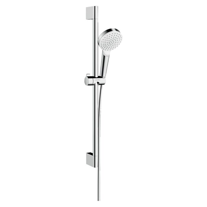 Hansgrohe Crometta 1 Jet Shower Set White Chrome Hansgrohe Crometta 1 Jet Shower Set White Chrome