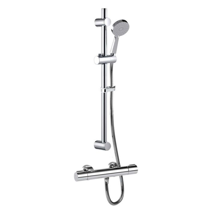 Inta Puro Thermostatic Bar Shower with Slide Rail Kit and Eco Air Handset | Commercial Washrooms Inta Puro Thermostatic Bar Shower with Slide Rail Kit and Eco Air Handset | Commercial Washrooms