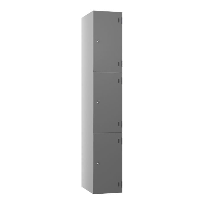 Three Door Premier Dry Area Locker with SGL Laminate Doors Three Door Premier Dry Area Locker with SGL Laminate Doors