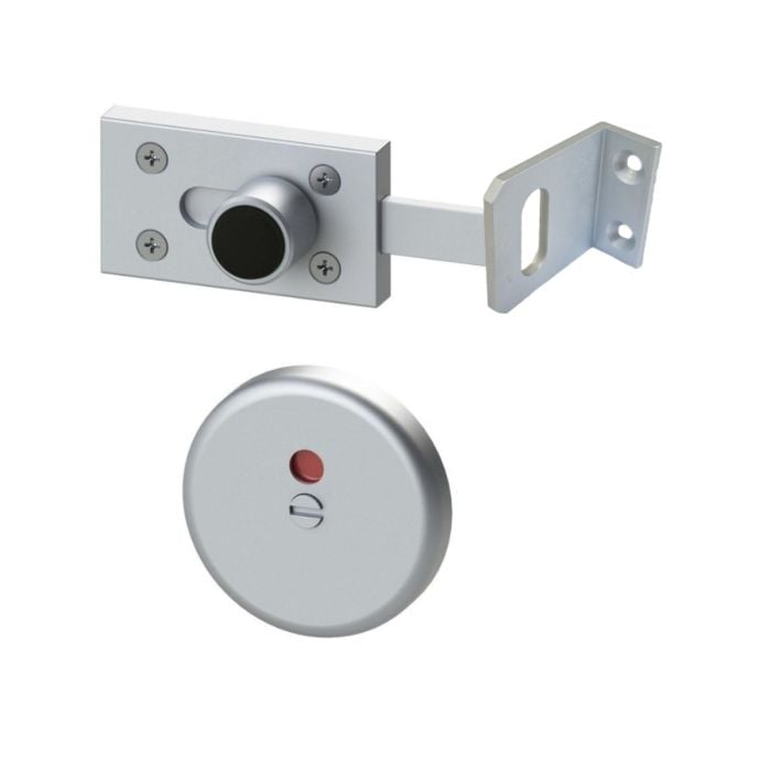 Radiused Toilet Cubicle Door Lock Radiused Toilet Cubicle Door Lock