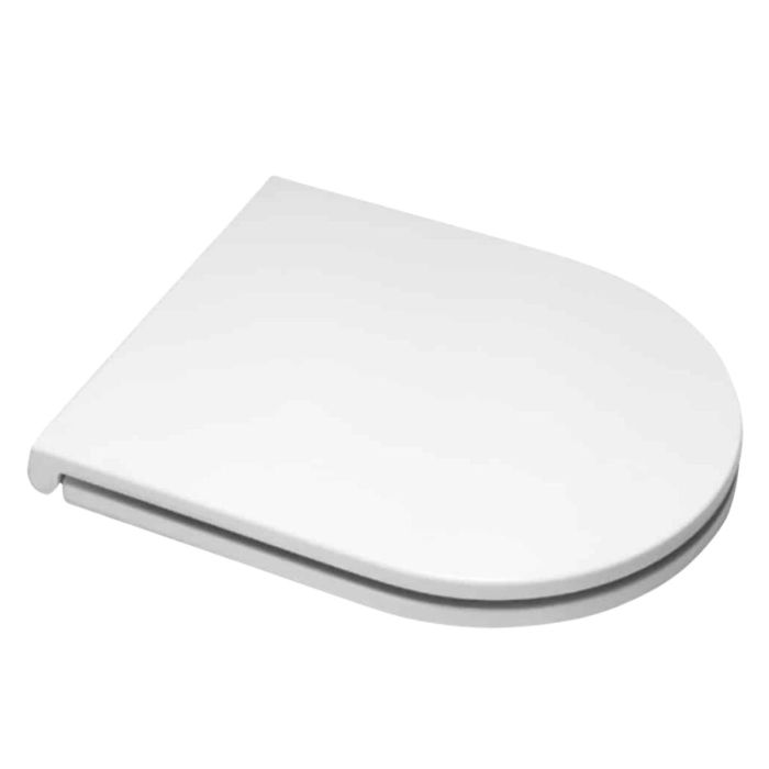 RAK-Resort Mini Quick Release Sandwich Soft Close Seat with Single Button | Commercial Washrooms RAK-Resort Mini Quick Release Sandwich Soft Close Seat with Single Button | Commercial Washrooms