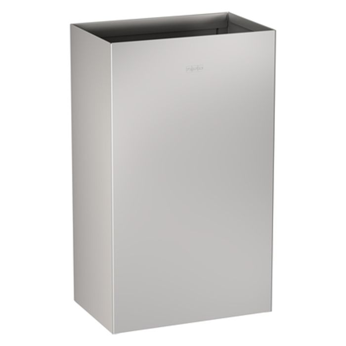 KWC DVS Stainless Steel Wall Mounted Waste Paper Bin, 23L