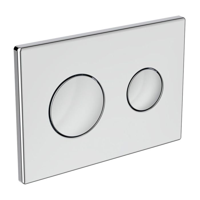 Armitage Shanks Contemporary Dual Flushplate - Chrome Armitage Shanks Contemporary Dual Flushplate - Chrome