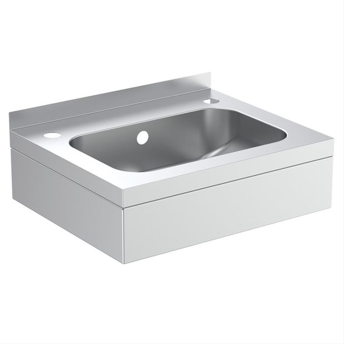 S1270MY, Two Tap holes Armitage Shanks Denholm 51cm Basin, Stainless Steel S1270MY, Two Tap holes Armitage Shanks Denholm 51cm Basin, Stainless Steel