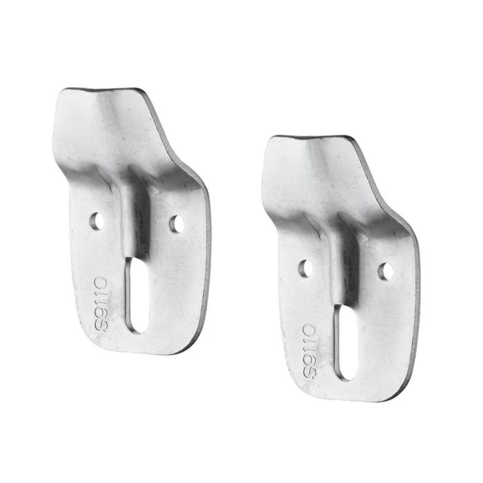 Ideal Standard Concealed Basin Wall Hangers - Polished Aluminium Ideal Standard Concealed Basin Wall Hangers - Polished Aluminium