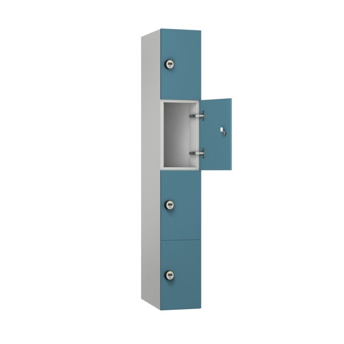Four Door Dry Area Locker with MFC Laminate Door | Commercial Washrooms Four Door Dry Area Locker with MFC Laminate Door | Commercial Washrooms