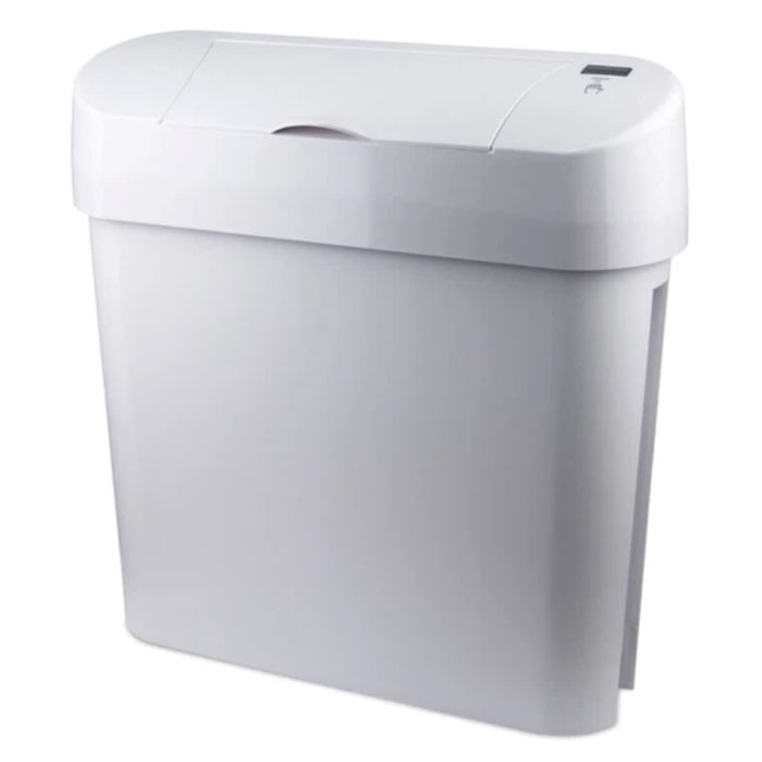 White Sensor Operated Sanitary Waste Bin White Sensor Operated Sanitary Waste Bin