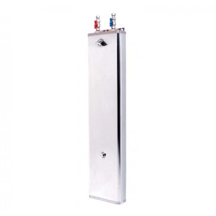Inta Stainless Steel Shower Panel with Push Button