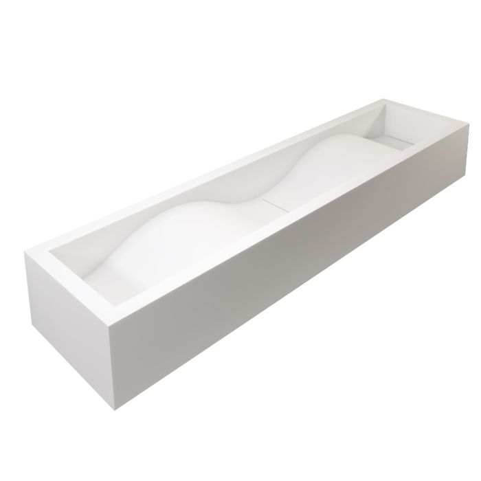 Wave Solid Surface Wash Trough Wave Solid Surface Wash Trough