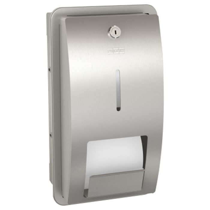 Stratos Recessed Double Toilet Roll Holder Stratos Recessed Double Toilet Roll Holder