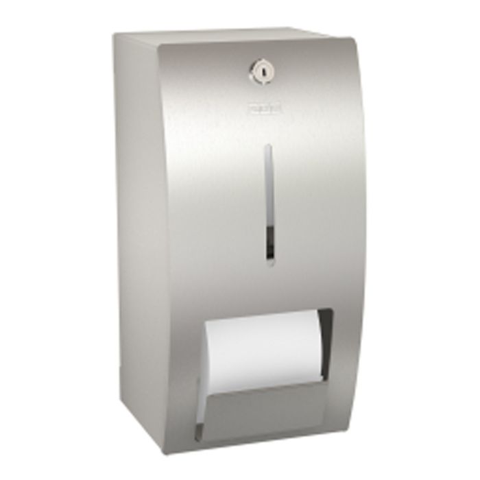 KWC DVS Stratos Wall Mounted Double Toilet Roll Holder - With Spindle KWC DVS Stratos Wall Mounted Double Toilet Roll Holder - With Spindle