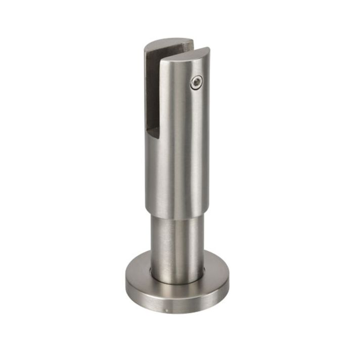 Low Level Height Adjustable Cubicle Support Leg - Satin Stainless Steel Low Level Height Adjustable Cubicle Support Leg - Satin Stainless Steel