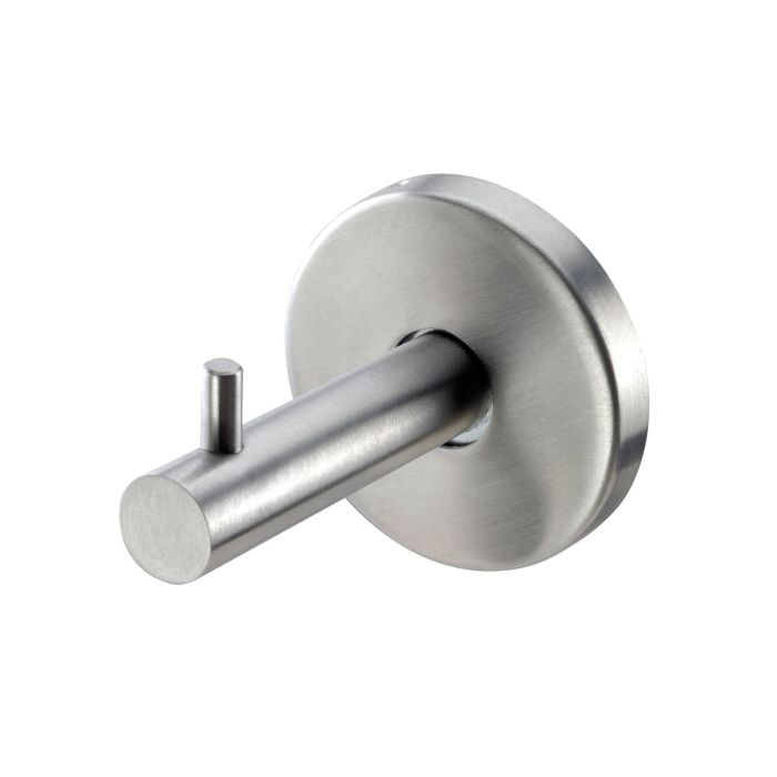 Satin Stainless Steel Cylindrical Coat Hook Satin Stainless Steel Cylindrical Coat Hook