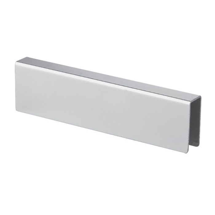 U-Channel Headrail - Satin Stainless Steel (3m)