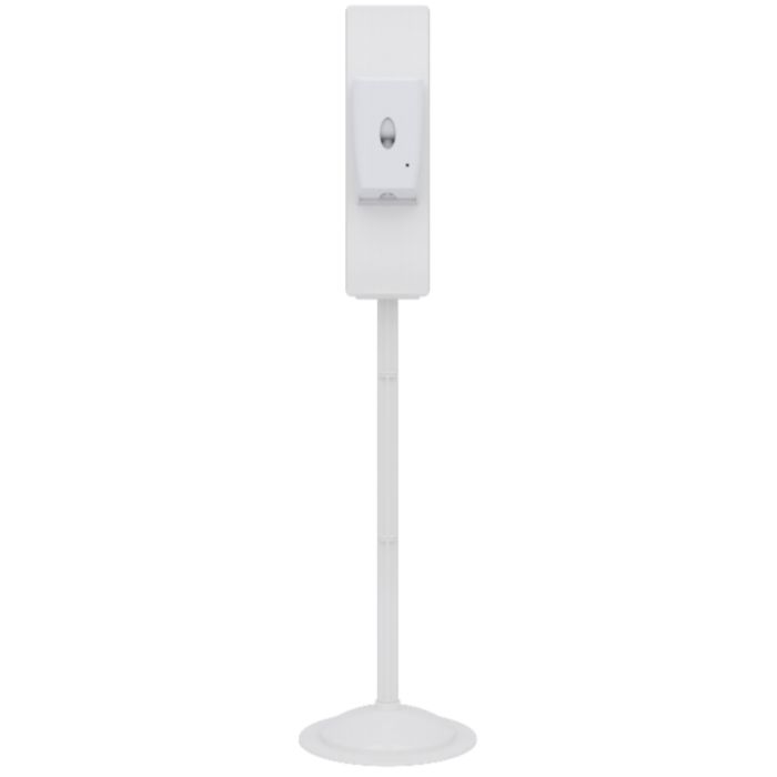 White ABS Plastic Hand Sanitiser Dispenser Stand | Commercial Washrooms White ABS Plastic Hand Sanitiser Dispenser Stand | Commercial Washrooms