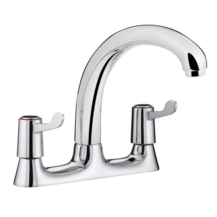Bristan Bridge Deck Mounted Mixer Tap with 3†(76mm) Levers Bristan Bridge Deck Mounted Mixer Tap with 3†(76mm) Levers