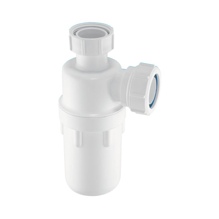 1 1/2 BSP white plastic bottle trap | Pland 1 1/2 BSP white plastic bottle trap | Pland